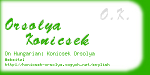 orsolya konicsek business card